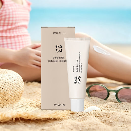 **Ice Probiotic SPF50+ Sunscreen – Lightweight Moisturizing Sun Cream**