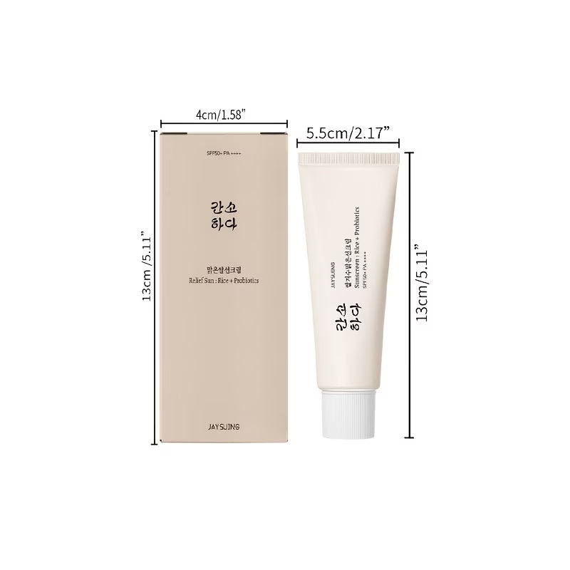 **Ice Probiotic SPF50+ Sunscreen – Lightweight Moisturizing Sun Cream**