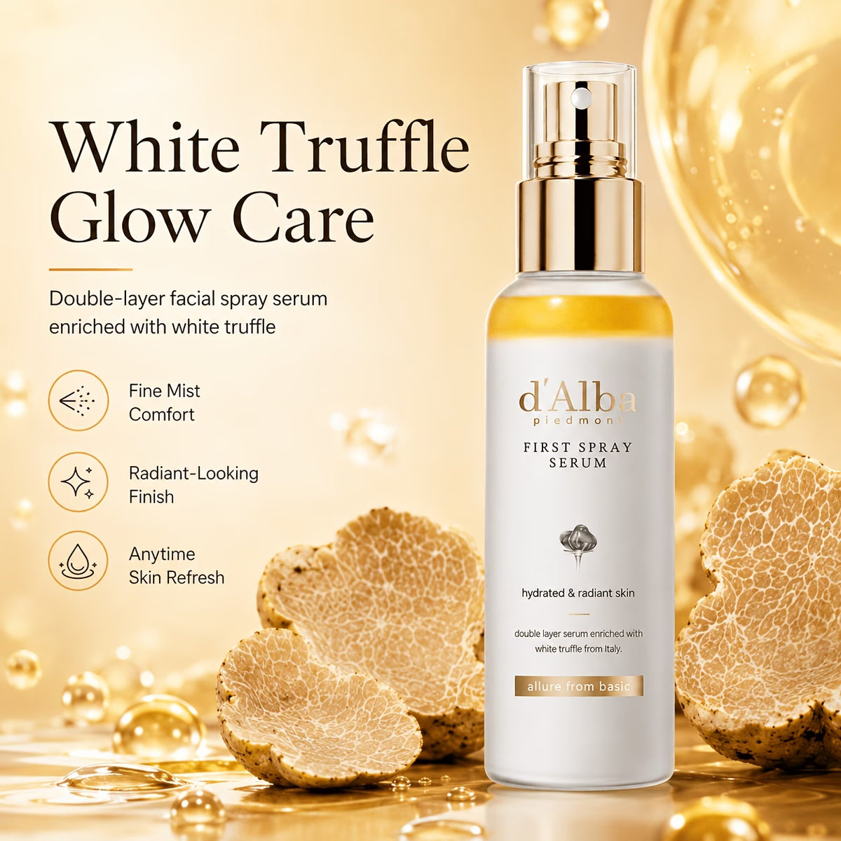 D’Alba White Truffle First Spray Serum 100ml